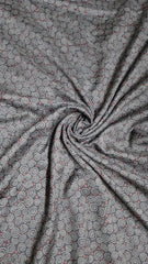 2 In 1 Printed Namaz Chaddar + Abaya 34 With Sleeves And Niqab (Stitched)