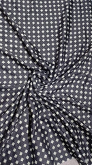 2 In 1 Printed Namaz Chaddar + Abaya 45 With Sleeves And Niqab (Stitched)