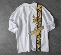 PRINTED DROP SHOULDER TSHIRT