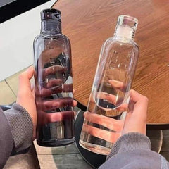 Transparent TimeMarker Water Bottle β Botella Flaske