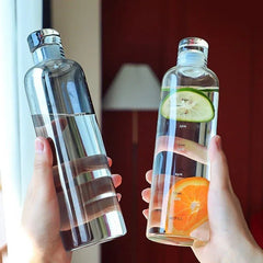 Transparent TimeMarker Water Bottle β Botella Flaske