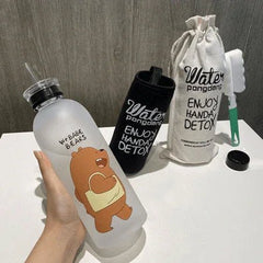 We Bare Bear Water Bottle β Botella Flaske