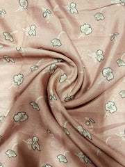 2 In 1  Printed Namaz Chaddar + Abaya 221 With Sleeves And Niqab (Stitched)
