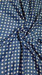 2 In 1  Printed Namaz Chaddar + Abaya 53 With Sleeves And Niqab (Stitched)