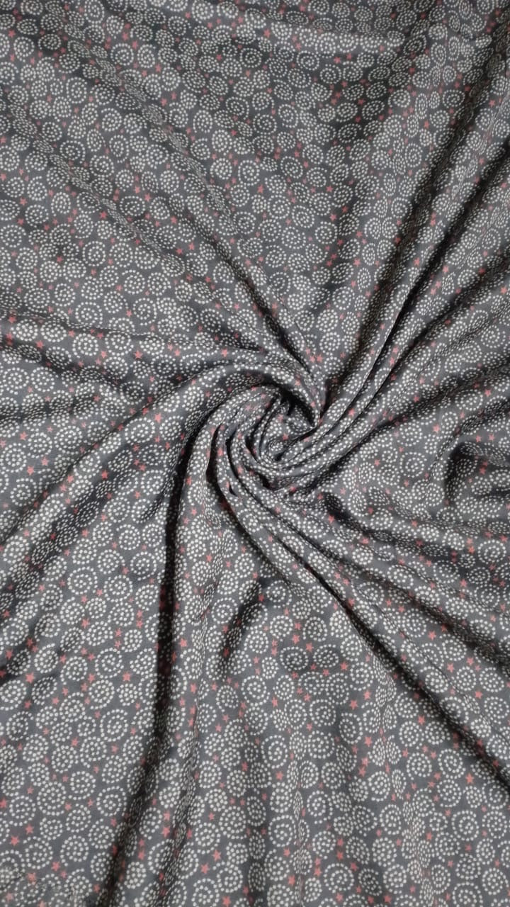 2 In 1  Printed Namaz Chaddar + Abaya 34 With Sleeves And Niqab (Stitched)