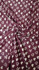 2 In 1  Printed Namaz Chaddar + Abaya 55 With Sleeves And Niqab (Stitched)
