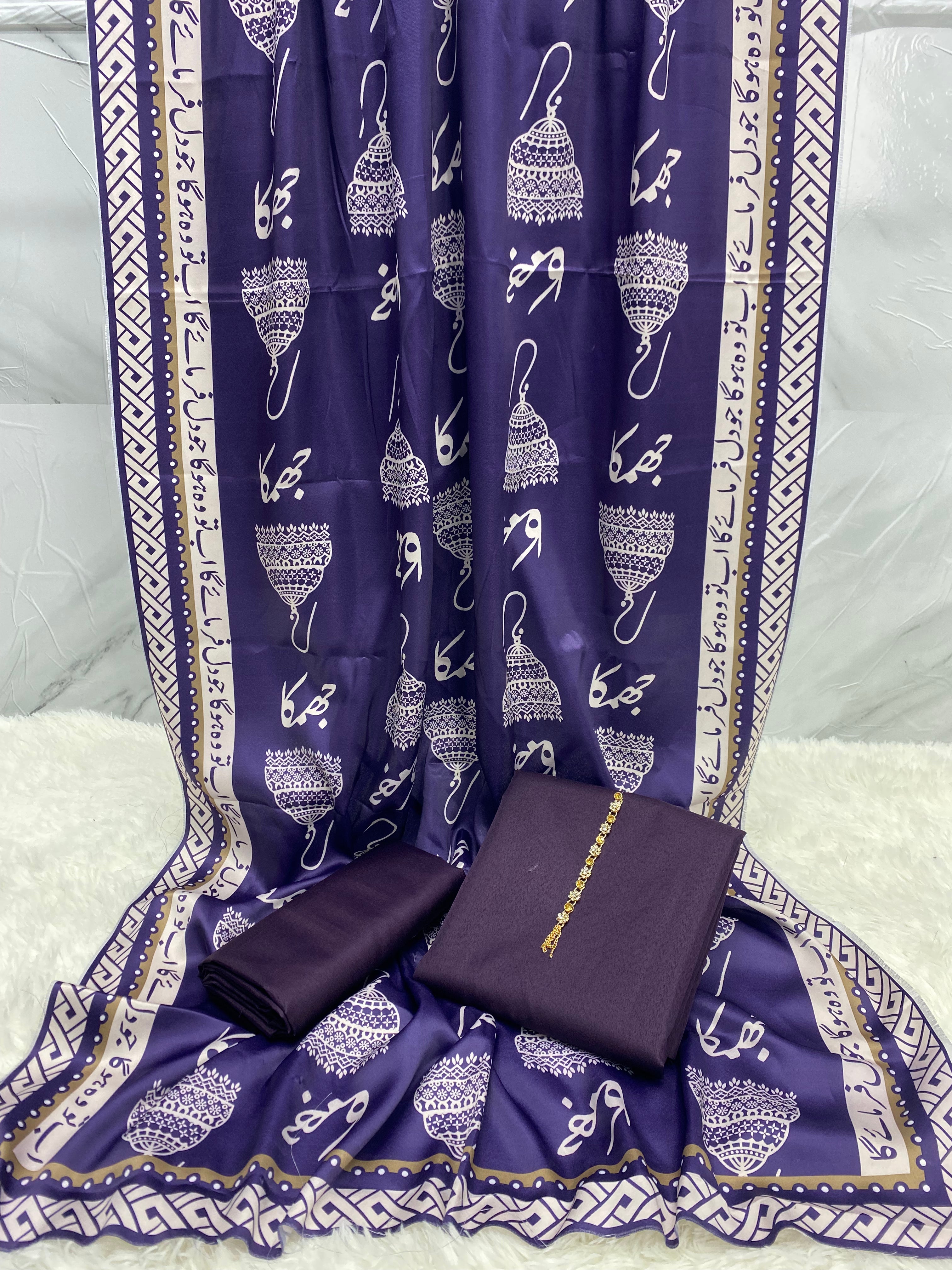 Jhumka Kataan Silk Suit
