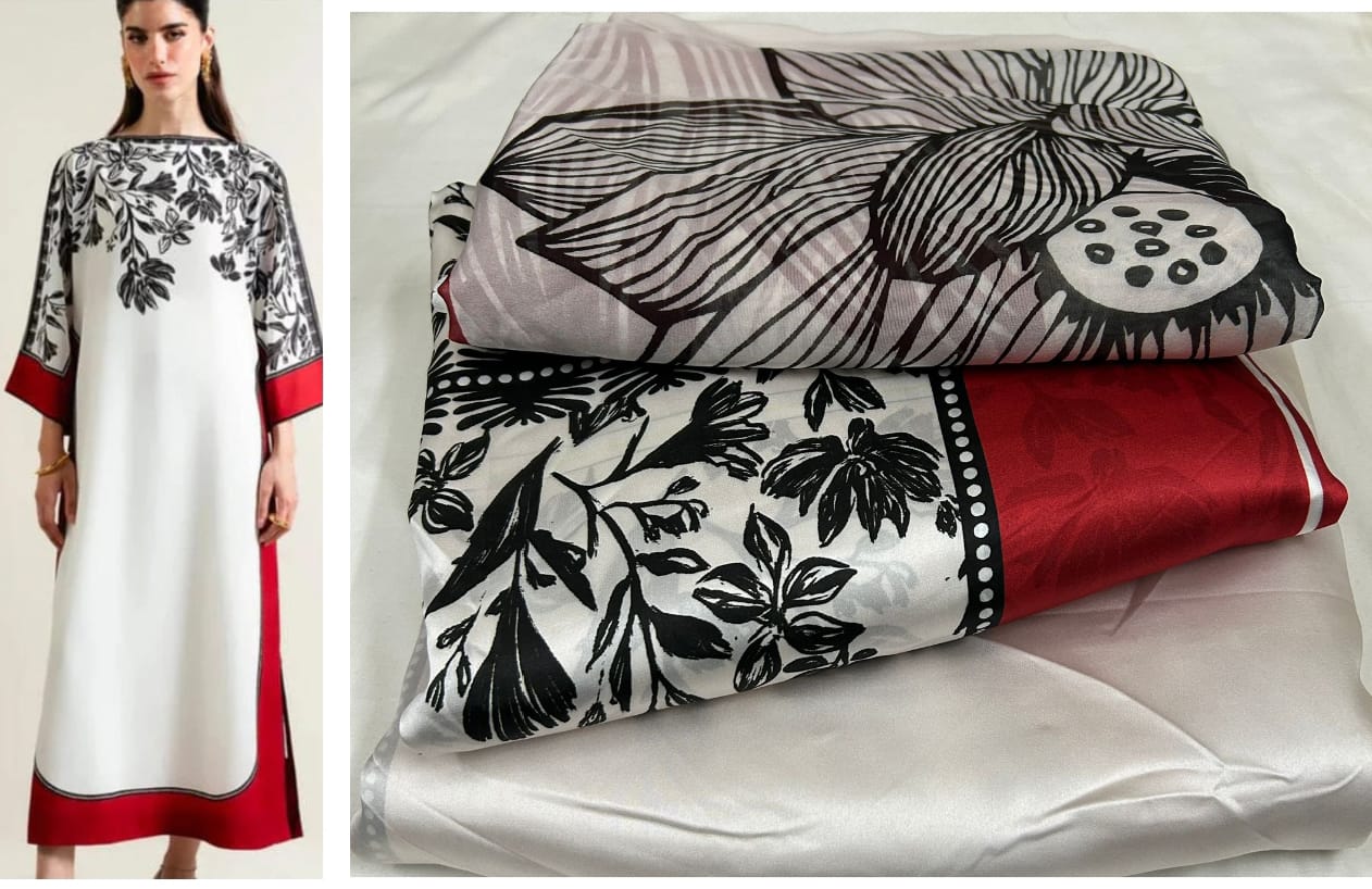 TRENDY SILK [UNSTICH 3 PIECE]