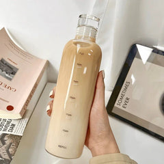 Transparent TimeMarker Water Bottle – Botella Flaske